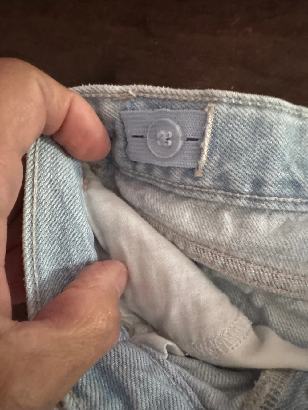 NWOT Old Navy Light Blue Distressed Kids Denim Shorts